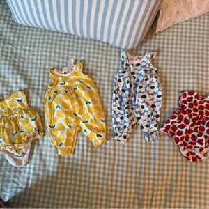 Hanna Andersson 3M Baby Rompers and Dresses